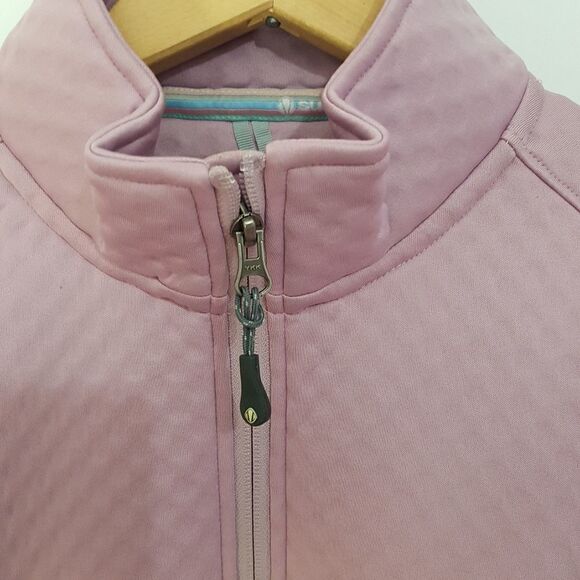 SUNICE Women's Quilted Foam Sports Jacket Lilac and White Size Small - Picture 15 of 16